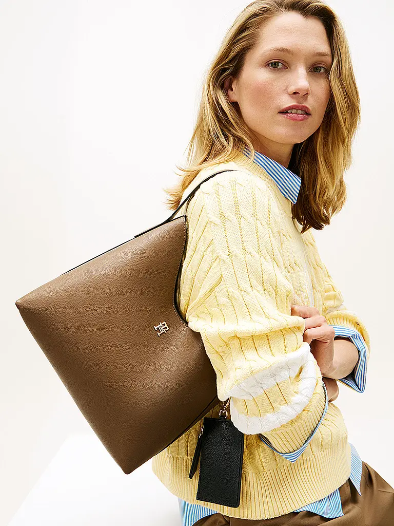 TOMMY HILFIGER | Tasche - Hobo Bag TH ICON | Marrone chiaro