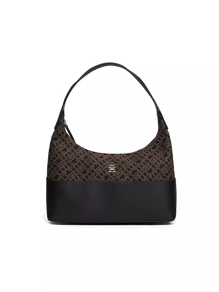 TOMMY HILFIGER | Tasche - Hobo Bag TH JACQUARD | Nero