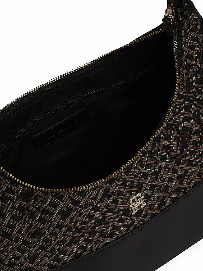 TOMMY HILFIGER | Tasche - Hobo Bag TH JACQUARD | Nero