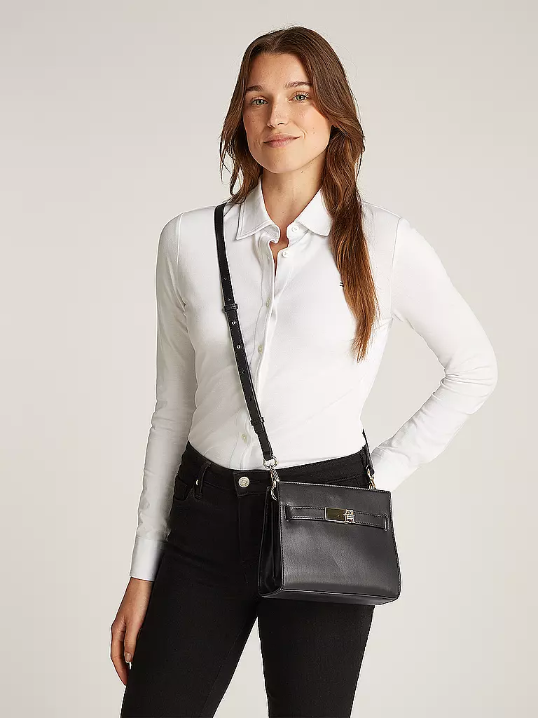 TOMMY HILFIGER | Tasche - Umhängetasche TH HERITAGE  | Nero