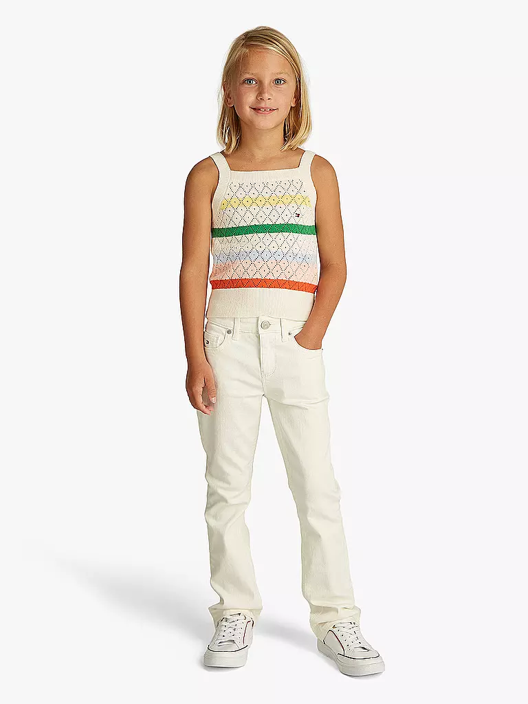 TOMMY HILFIGER | Top da ragazza | Bianco