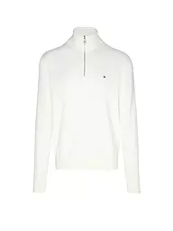 TOMMY HILFIGER | Pullover Troyer | Bianco