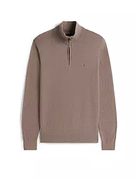TOMMY HILFIGER | Pullover Troyer | Marrone