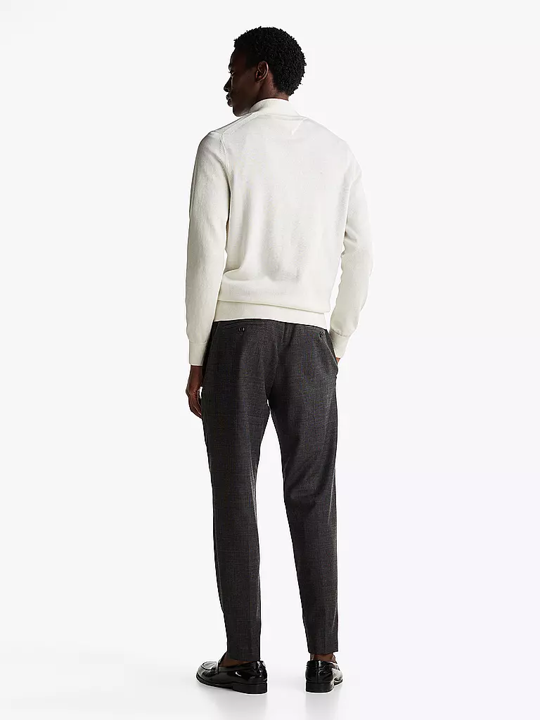 TOMMY HILFIGER | Troyer Pullover  | Bianco