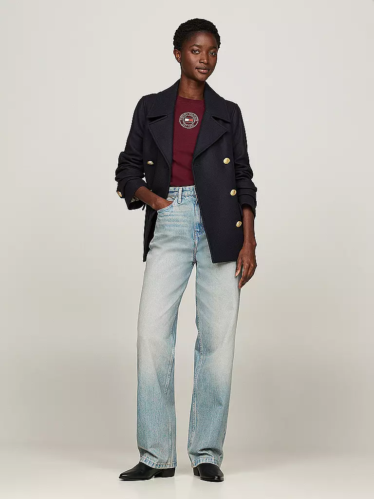 TOMMY HILFIGER | Wolljacke | Blu scuro