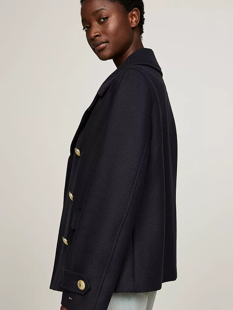 TOMMY HILFIGER | Wolljacke | Blu scuro