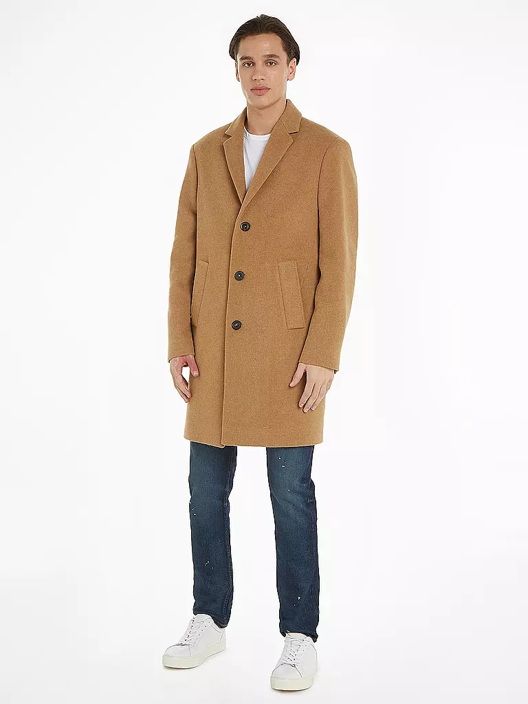 TOMMY HILFIGER | Wollmantel | Cammello