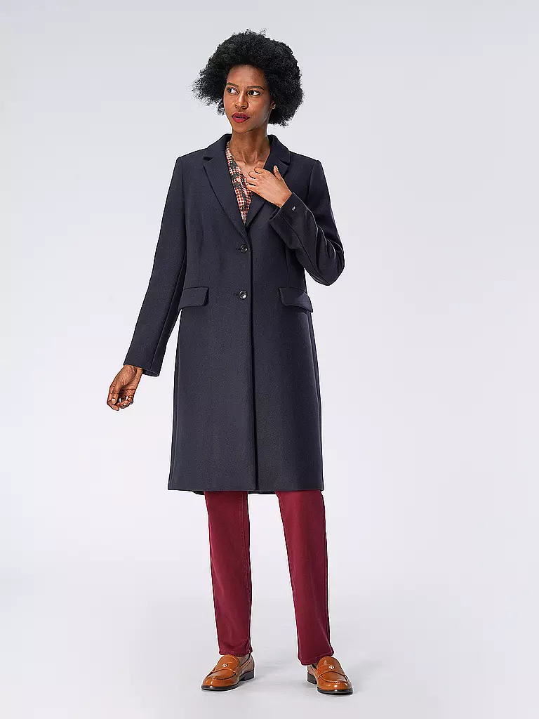TOMMY HILFIGER | Wollmantel | Blu scuro