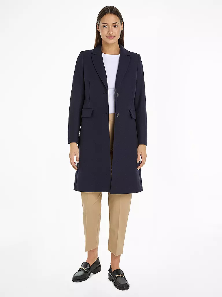 TOMMY HILFIGER | Wollmantel | Blu scuro
