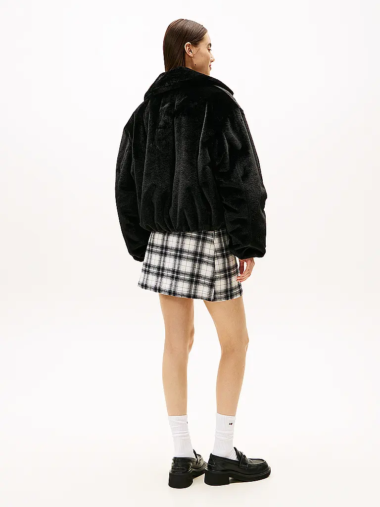 TOMMY JEANS | Blouson effetto pelliccia | Nero
