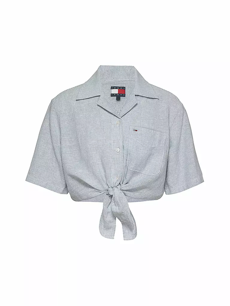 TOMMY JEANS | Blusa cropped fit | Blu chiaro