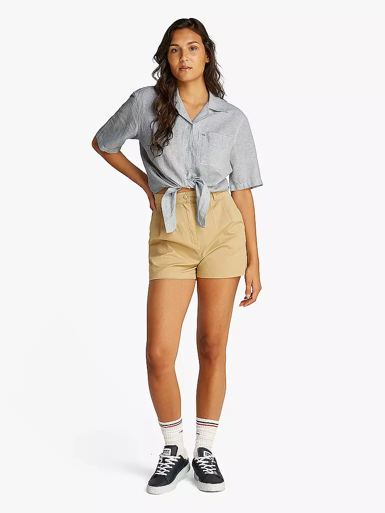 TOMMY JEANS | Blusa cropped fit | Blu chiaro