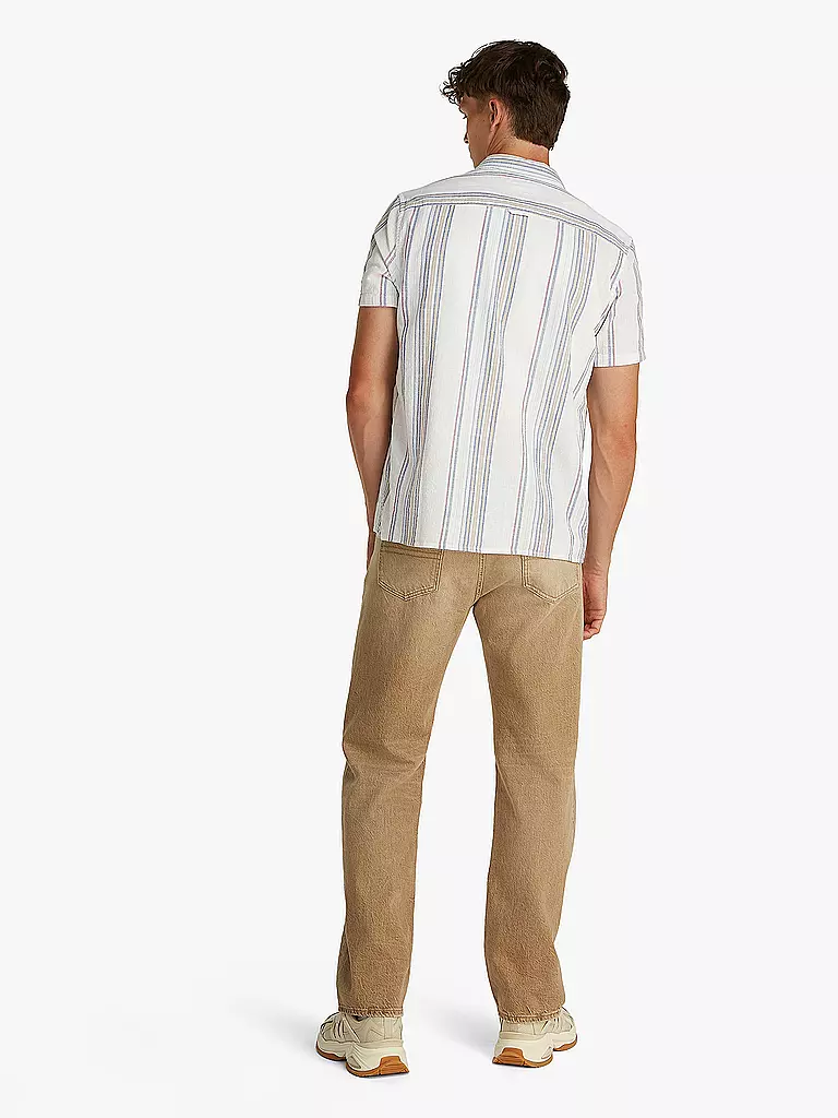 TOMMY JEANS | Camicia
Marca: TOMMY JEANS
Colore: bianco
Categorie: Moda, Uomo

Lunghezza manica: Manica corta
Materiale: Cotone
Forma colletto: Collo Kent
Motivo: A righe
Vestibilità (capispalla): Regular
Stile: Young Fashion
Dettagli: Tasche applicate, Logo | 