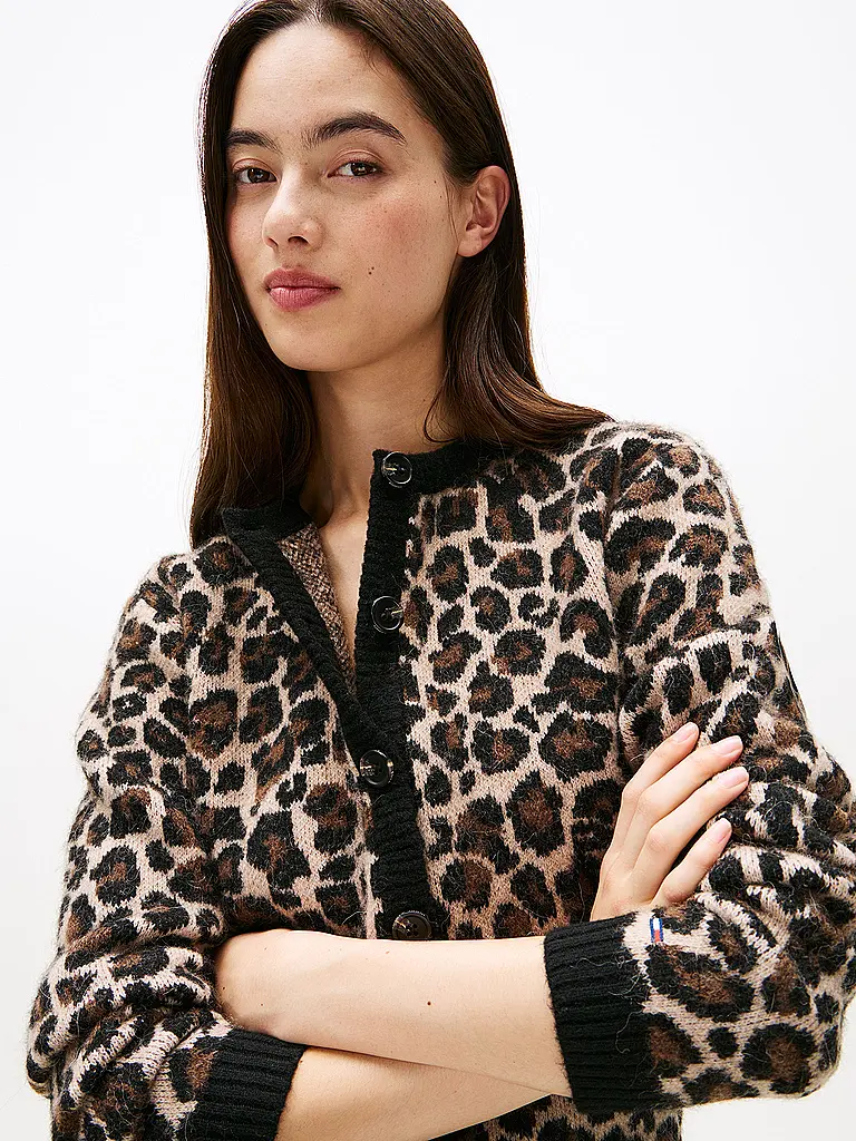 TOMMY JEANS | CARDIGAN LEOPARD | 