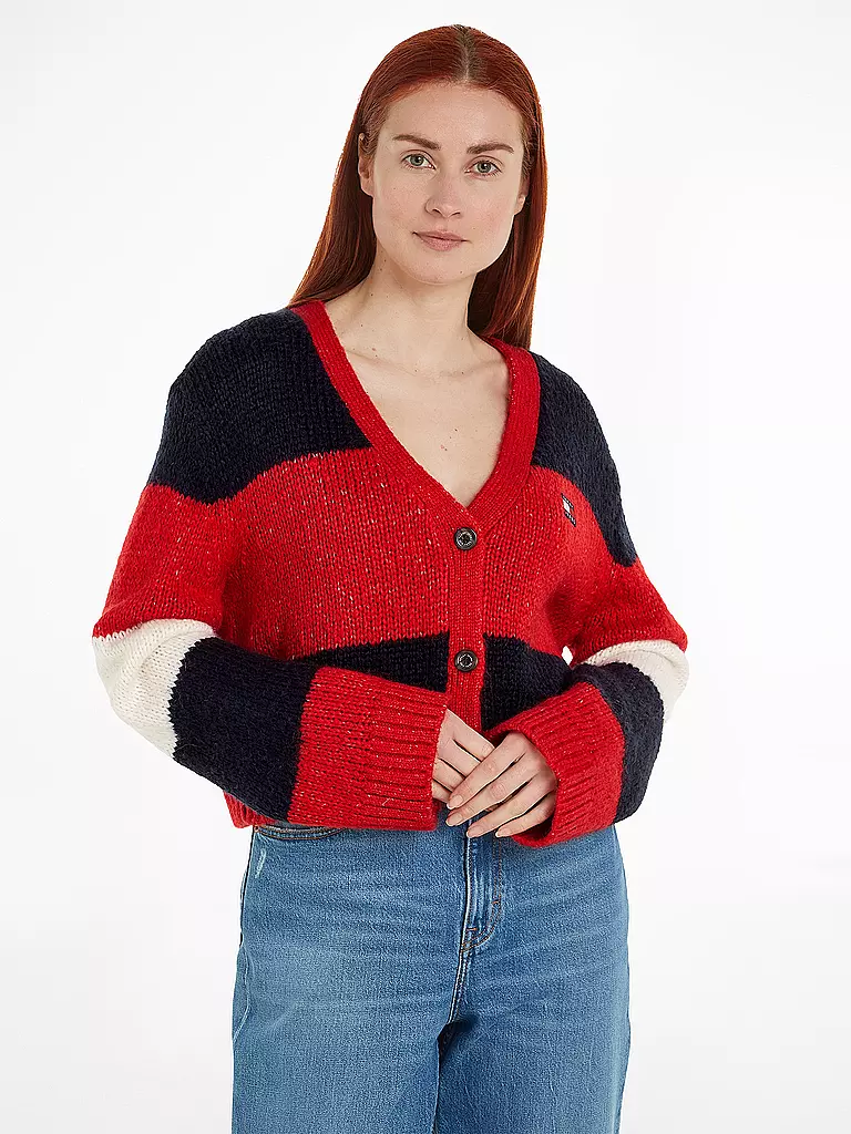 TOMMY JEANS | Cardigan | Rosso