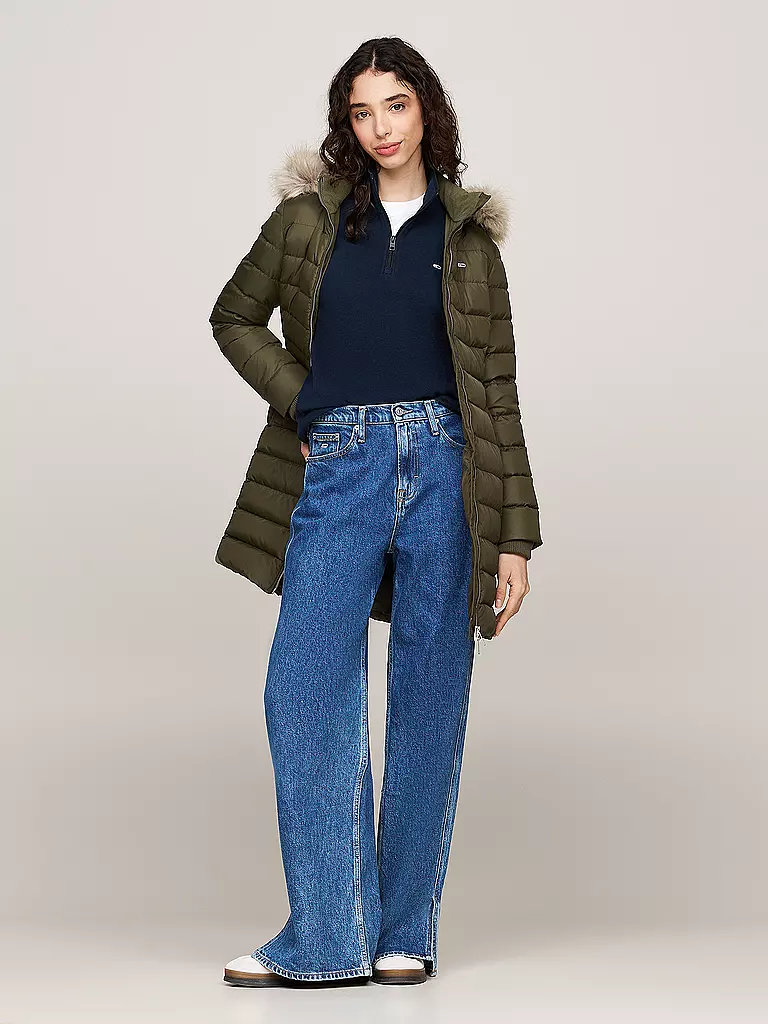 TOMMY JEANS | Daunenmantel | Oliva