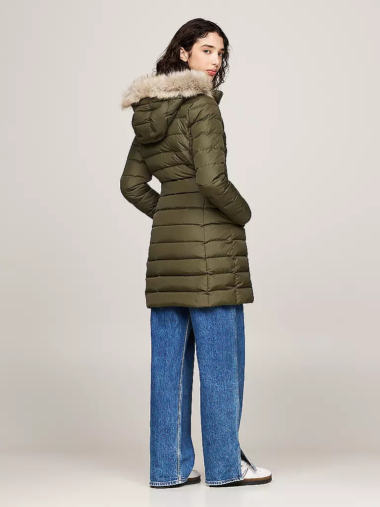 TOMMY JEANS | Daunenmantel | Oliva