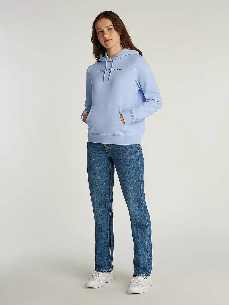 TOMMY JEANS | Felpa con cappuccio - Hoodie | Blu chiaro