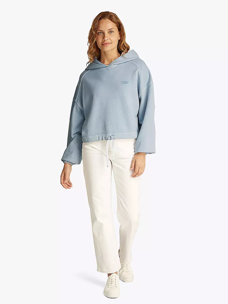 TOMMY JEANS | Felpa con cappuccio - Hoodie | Blu chiaro