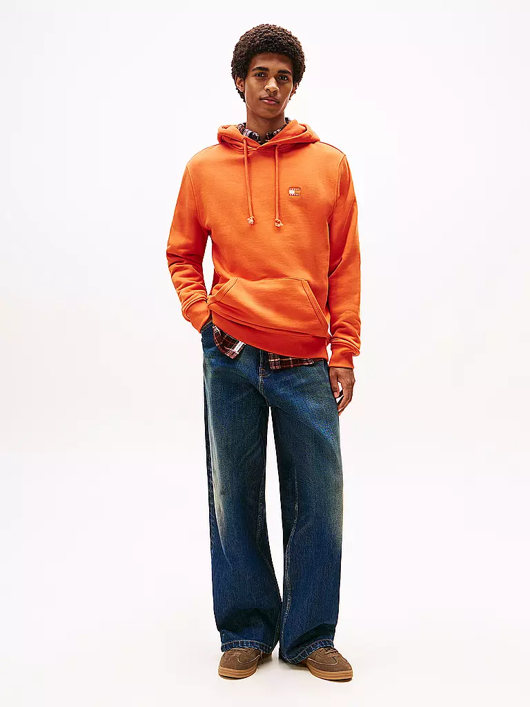 TOMMY JEANS | Felpa con cappuccio - Hoodie | Arancione