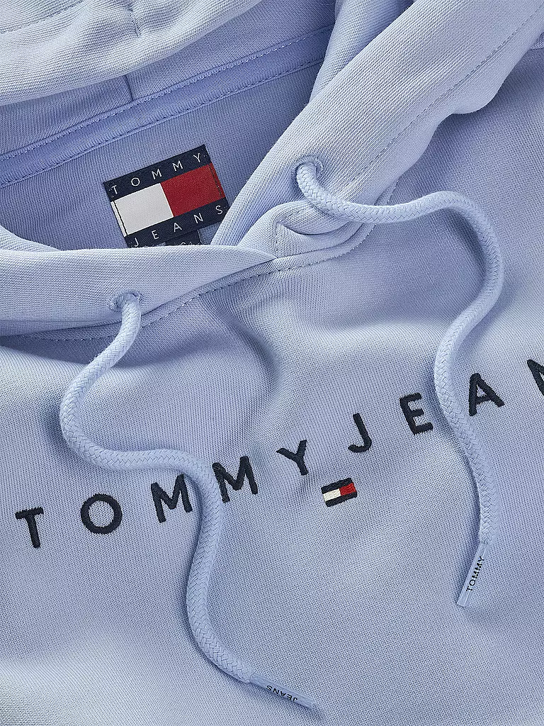 TOMMY JEANS | Felpa con cappuccio - Hoodie | Blu chiaro