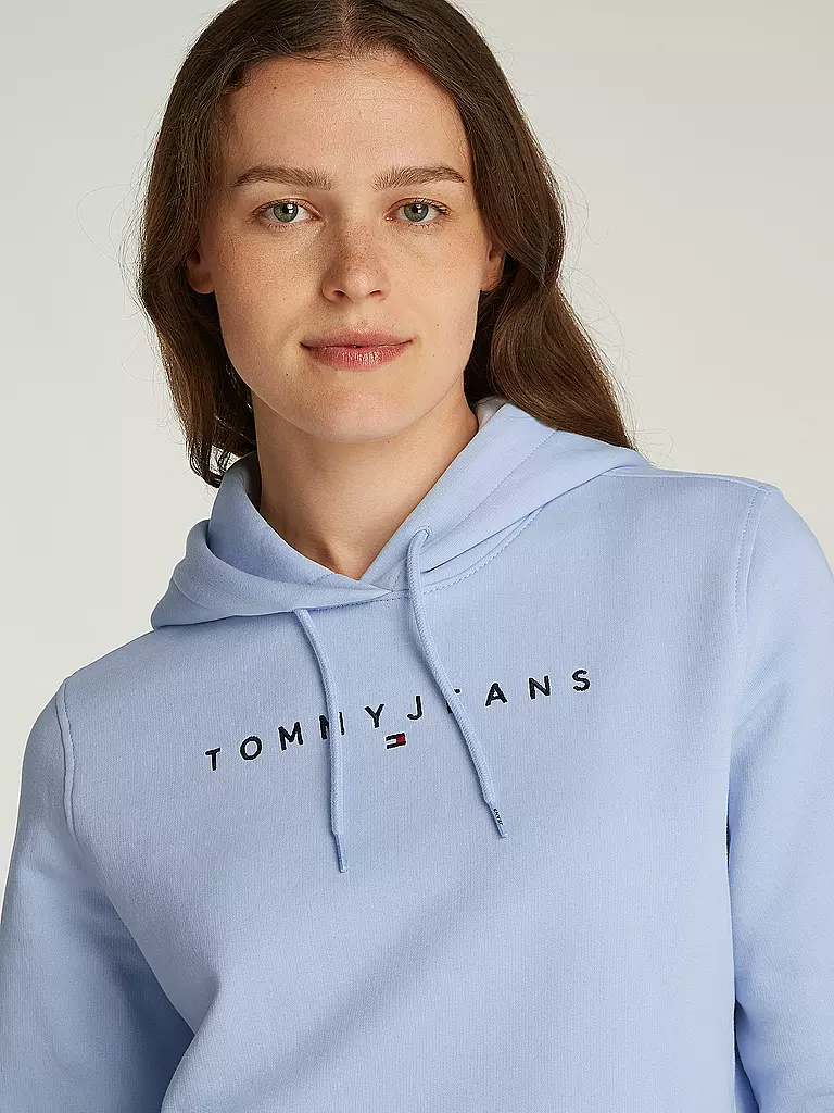 TOMMY JEANS | Felpa con cappuccio - Hoodie | Blu chiaro