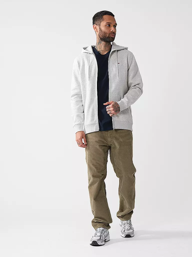 TOMMY JEANS | Felpa con zip | Grigio chiaro