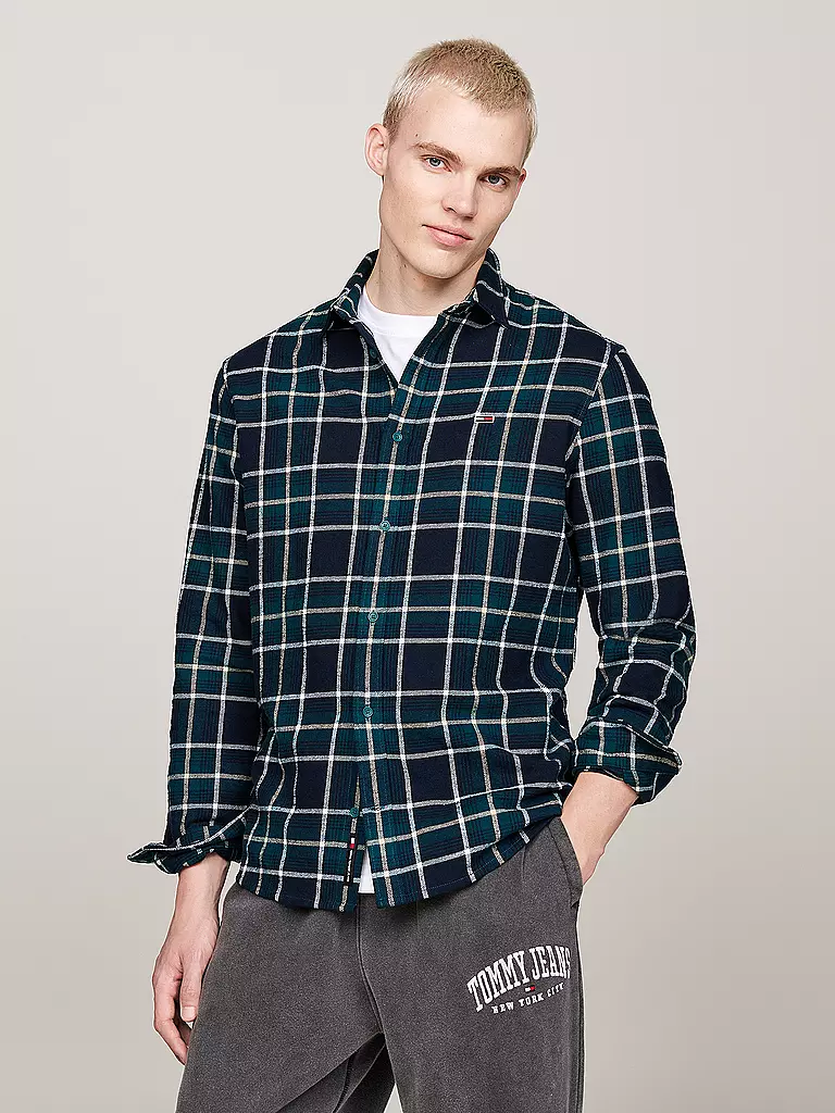 TOMMY JEANS | Flanellhemd  | Blu
