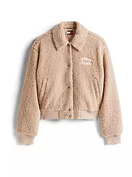 TOMMY JEANS | Giacca effetto pelliccia | Beige