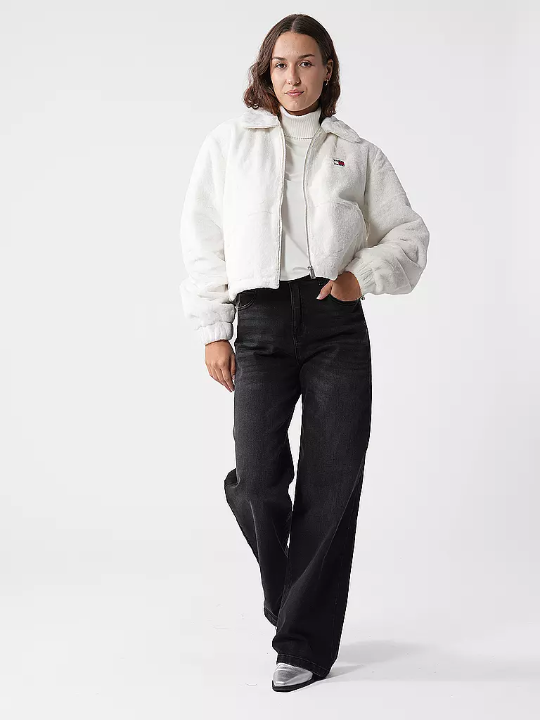 TOMMY JEANS | Giacca in pelliccia sintetica | Bianco