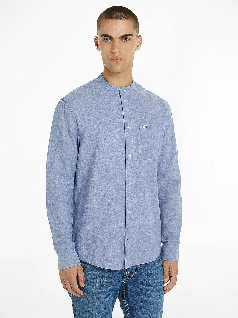 TOMMY JEANS | Hemd Regular Fit  | Blu chiaro