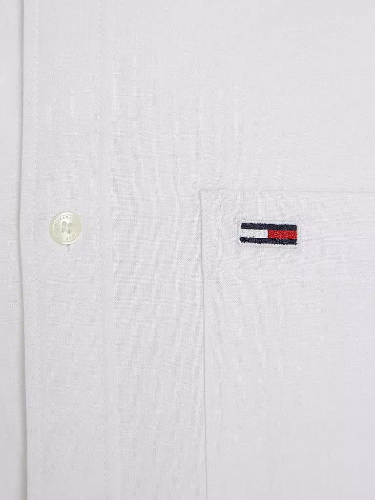 TOMMY JEANS | Hemd Regular Fit  | Bianco