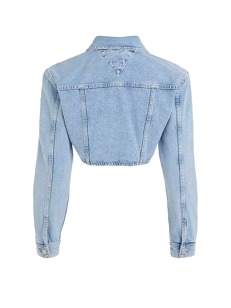 TOMMY JEANS | Jeansjacke Cropped Fit | Blu chiaro
