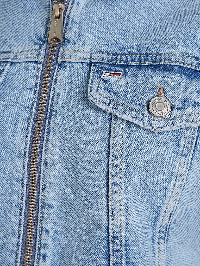 TOMMY JEANS | Jeansjacke Cropped Fit | Blu chiaro