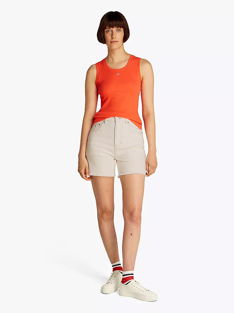 TOMMY JEANS | Jeansshorts Mom Fit | Bianco