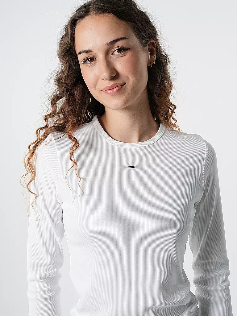TOMMY JEANS | Langarmshirt | Bianco