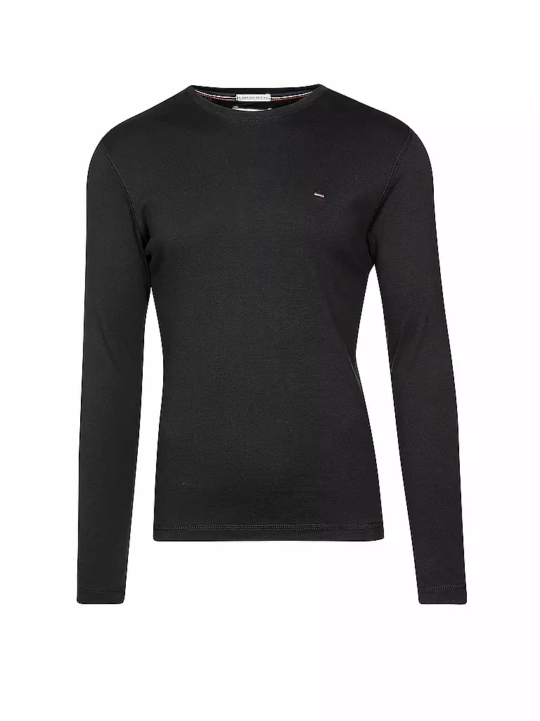 TOMMY JEANS | Maglietta a maniche lunghe Slim Fit | Nero