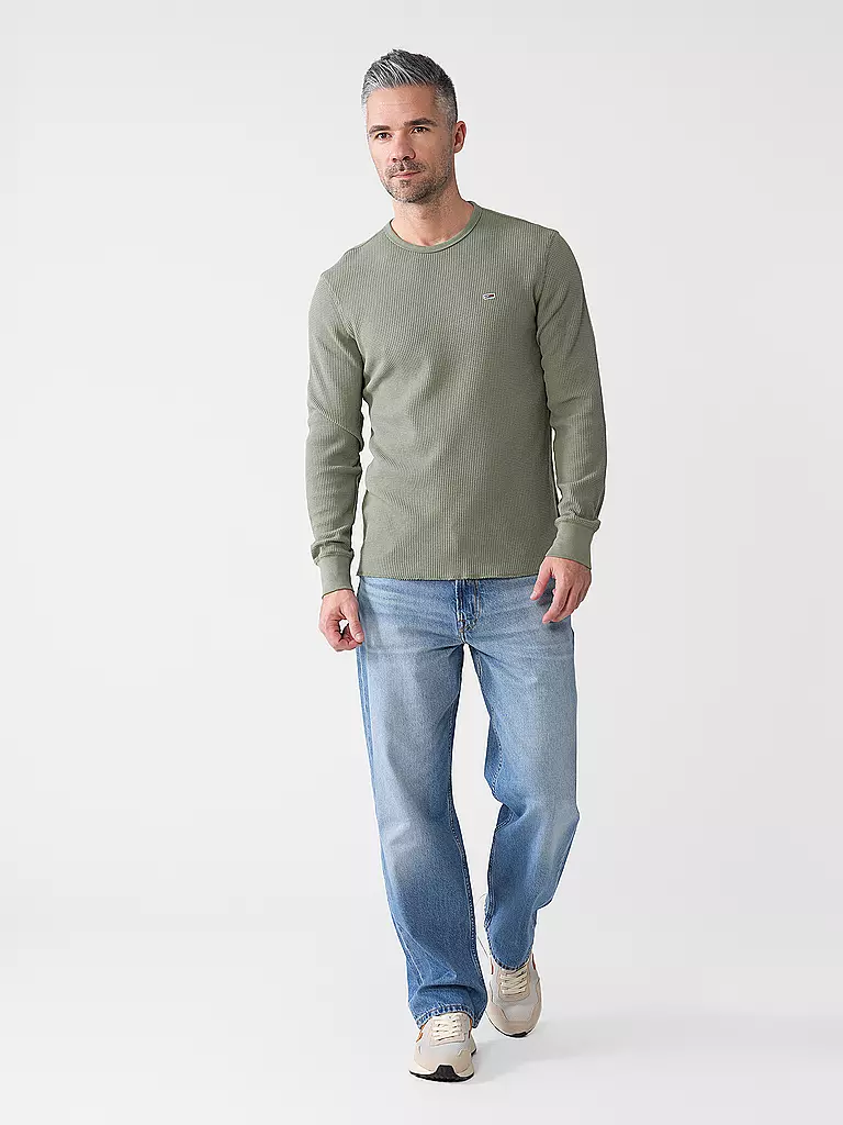 TOMMY JEANS | Maglietta a maniche lunghe | Oliva