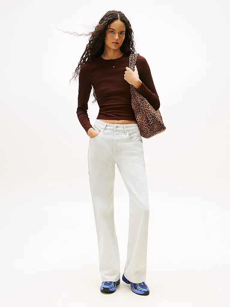 TOMMY JEANS | Maglietta a maniche lunghe | Marrone