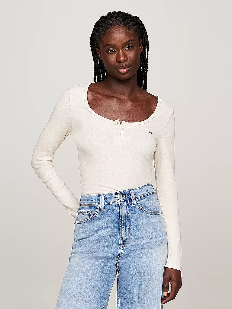 TOMMY JEANS | Maglietta a maniche lunghe | Crema