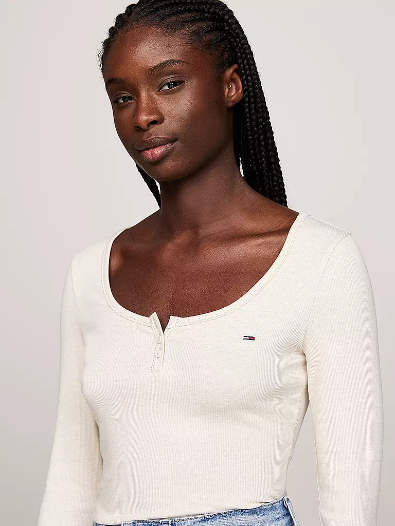 TOMMY JEANS | Maglietta a maniche lunghe | Crema