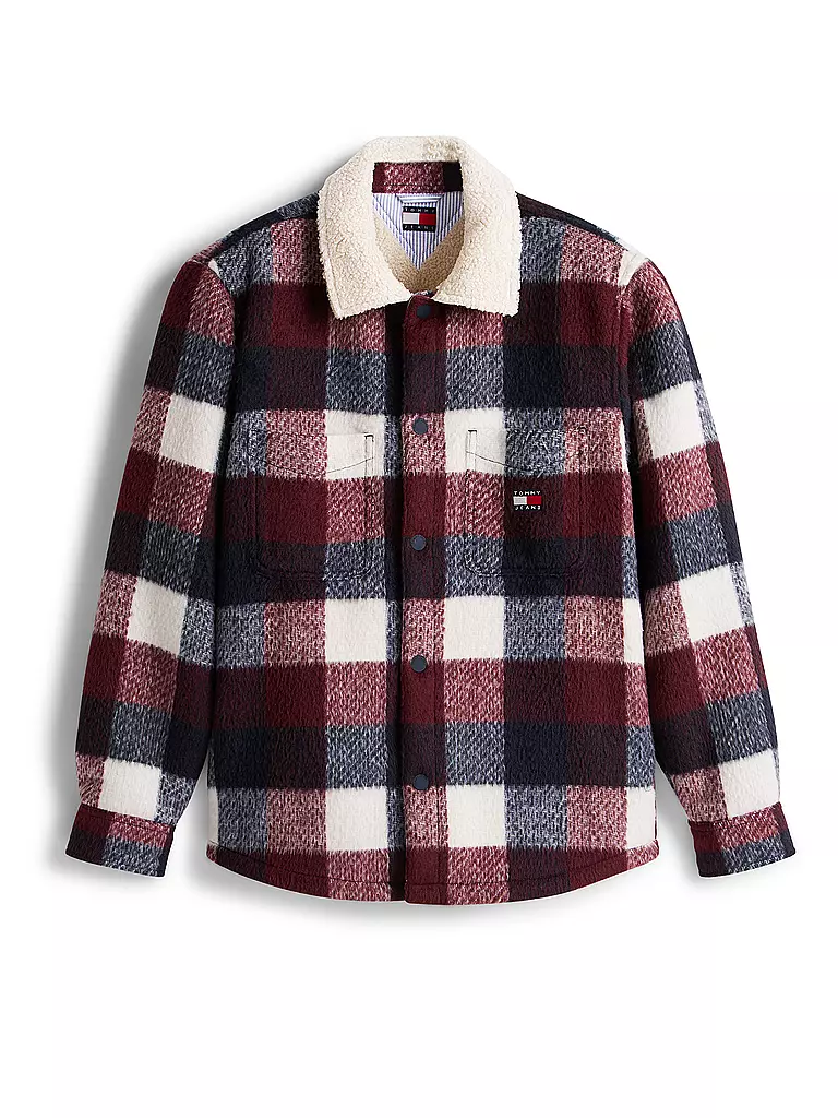 TOMMY JEANS | Overshirt | Rosso scuro