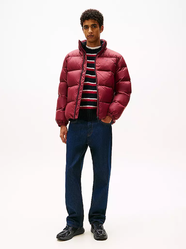 TOMMY JEANS | Piumino ESSENTIAL | Rosso scuro