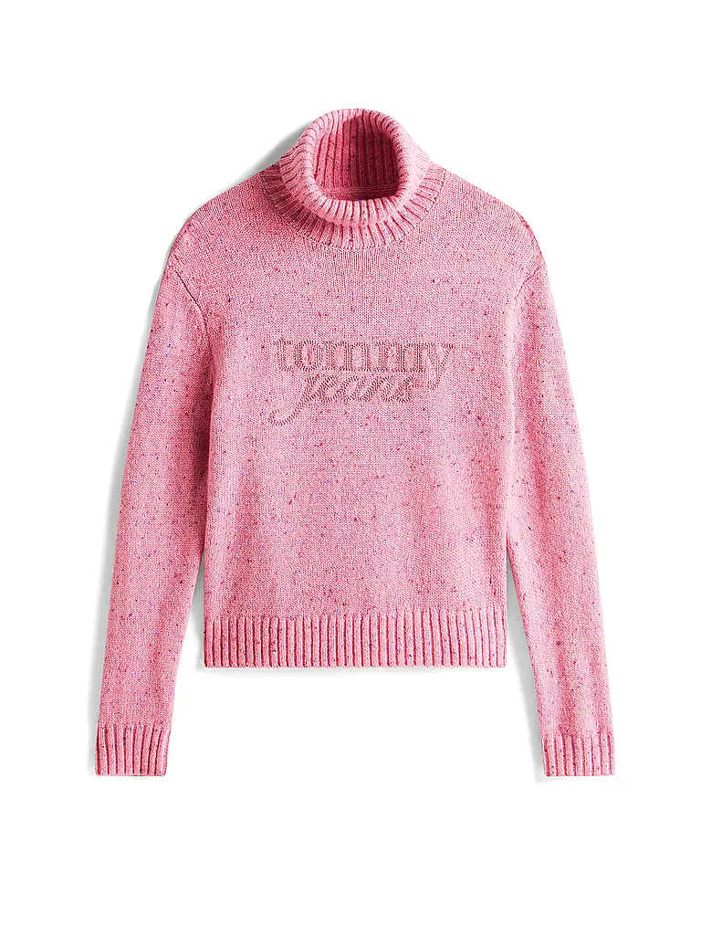 TOMMY JEANS | Rollkragenpullover | Rosa