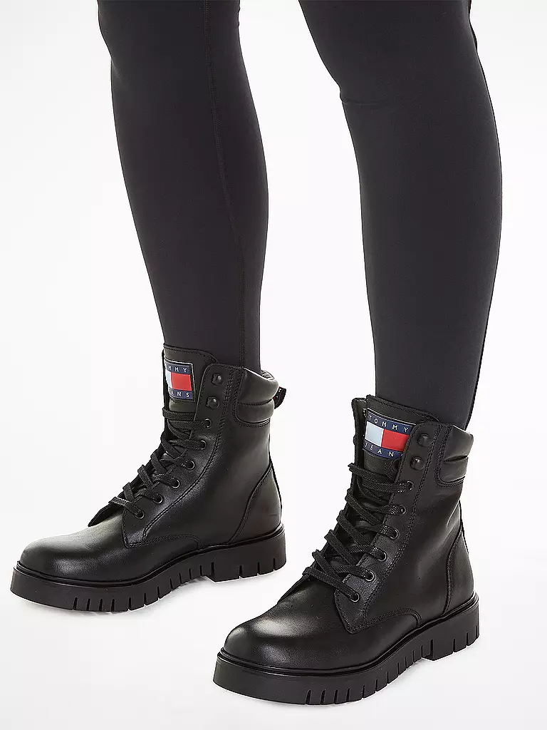 TOMMY JEANS | Schnürboots | Nero