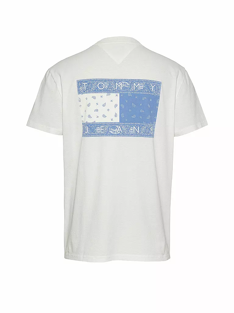 TOMMY JEANS | T-Shirt
Marca: TOMMY JEANS
Colore: bianco
Categorie: Moda, Uomo

Lunghezza manica: Manica corta
Scollo: Girocollo
Materiale: Jersey, Cotone
Motivo: Logo
Vestibilità (capo di abbigliamento): Regular
Stile: Young Fashion | 