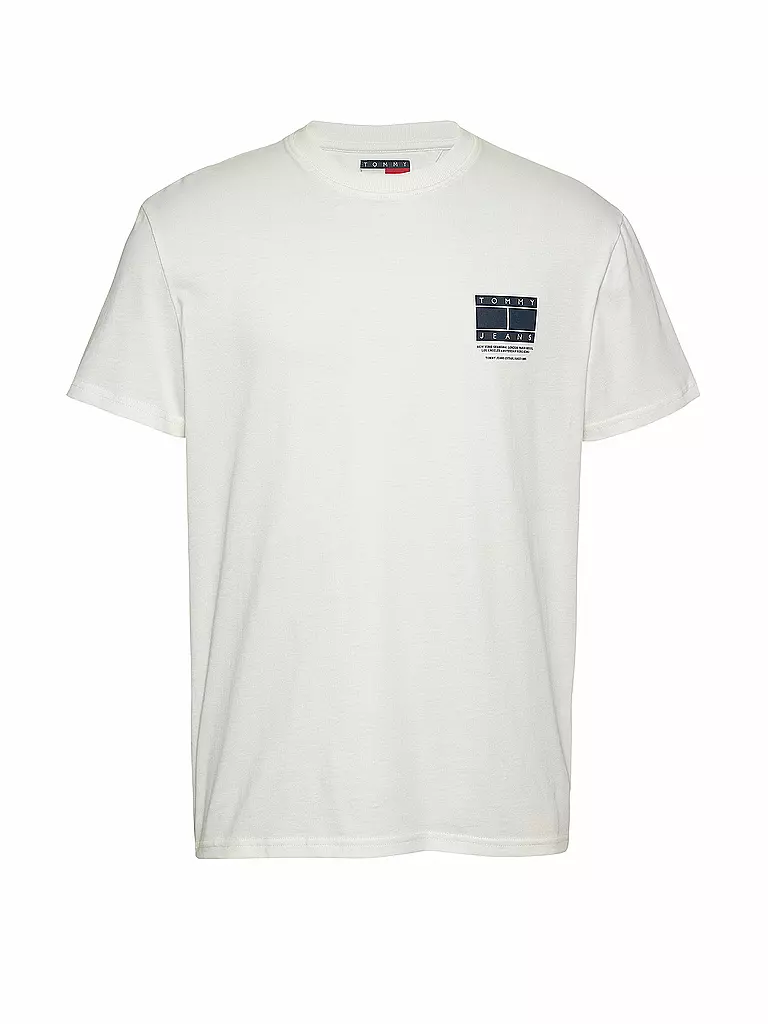 TOMMY JEANS | T-shirt
Marca: TOMMY JEANS
Colore: bianco
Categorie: Moda, Uomo

Lunghezza manica: Manica corta
Scollo: Girocollo
Materiale: Jersey, Cotone
Motivo: Logo, Stampa
Vestibilità (capo di abbigliamento): Regular
Stile: Young Fashion | Bianco