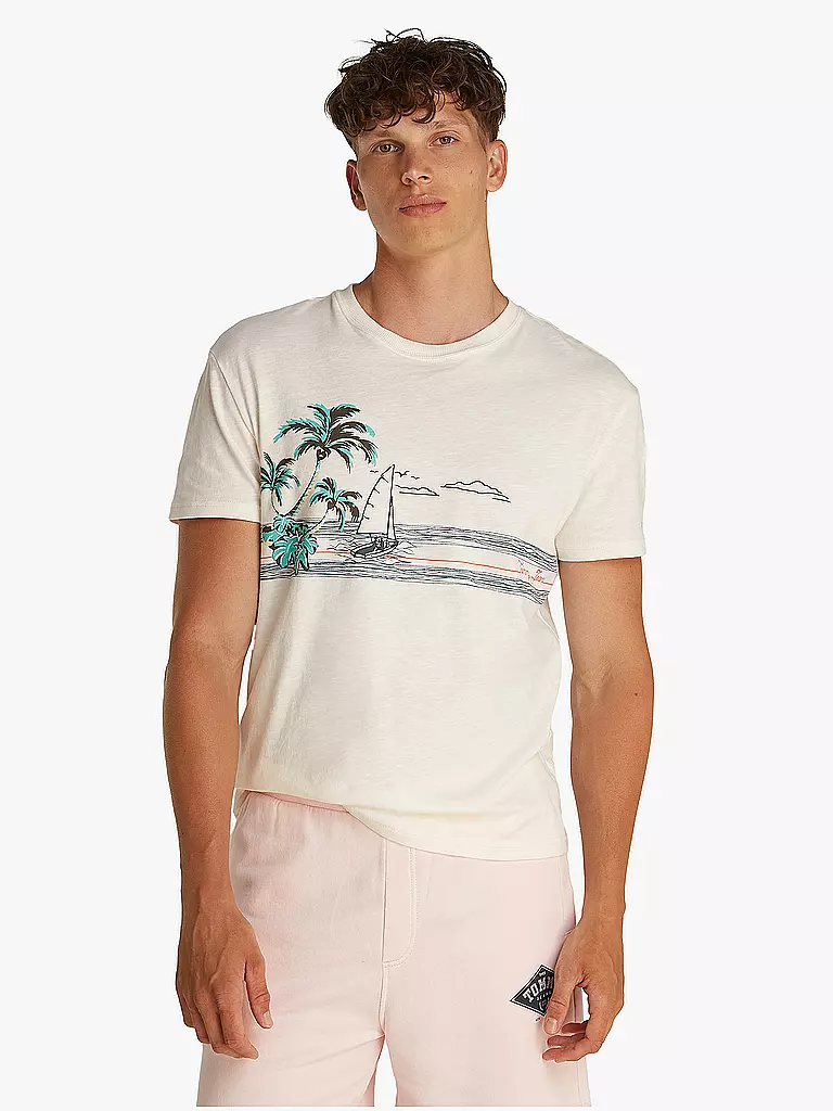 TOMMY JEANS | T-Shirt
Marca: TOMMY JEANS
Colore: weiss
Categorie: Moda, Uomo

Lunghezza manica: Manica corta
Scollo: Girocollo
Materiale: Jersey, Cotone
Motivo: Stampa
Vestibilità (capo superiore): Regular
Stile: Young Fashion
Dettagli: Logo | 