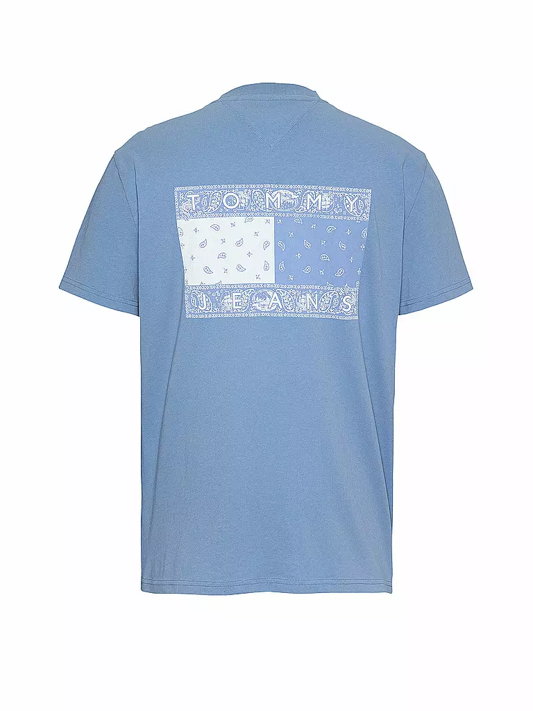 TOMMY JEANS | T-shirt
Marke: TOMMY JEANS
Farbe: hellblau
Kategorien: Moda, Uomo

Lunghezza manica: Manica corta
Scollo: Girocollo
Materiale: Jersey, Cotone
Motivo: Logo
Vestibilità (capispalla): Regular
Stile: Young Fashion | 