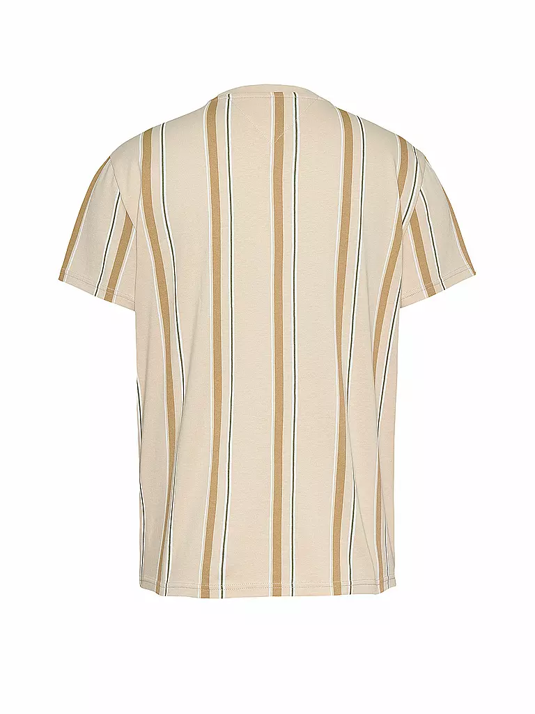 TOMMY JEANS | T-Shirt
Produktname: T-Shirt
Marke: TOMMY JEANS
Farbe: beige
Kategorien: Moda,Uomo

Ärmellänge: Manica corta
Ausschnitt: Girocollo
Material: Jersey,Cotone
Musterung: A righe
Passform (Oberbekleidung): Regular
Stil: Young Fashion
Details: Logo | 